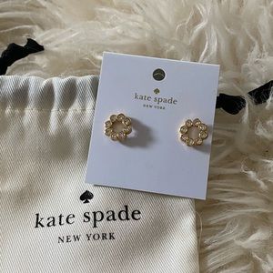 Kate Spade NWT Full Circle Gold Studs Earrings